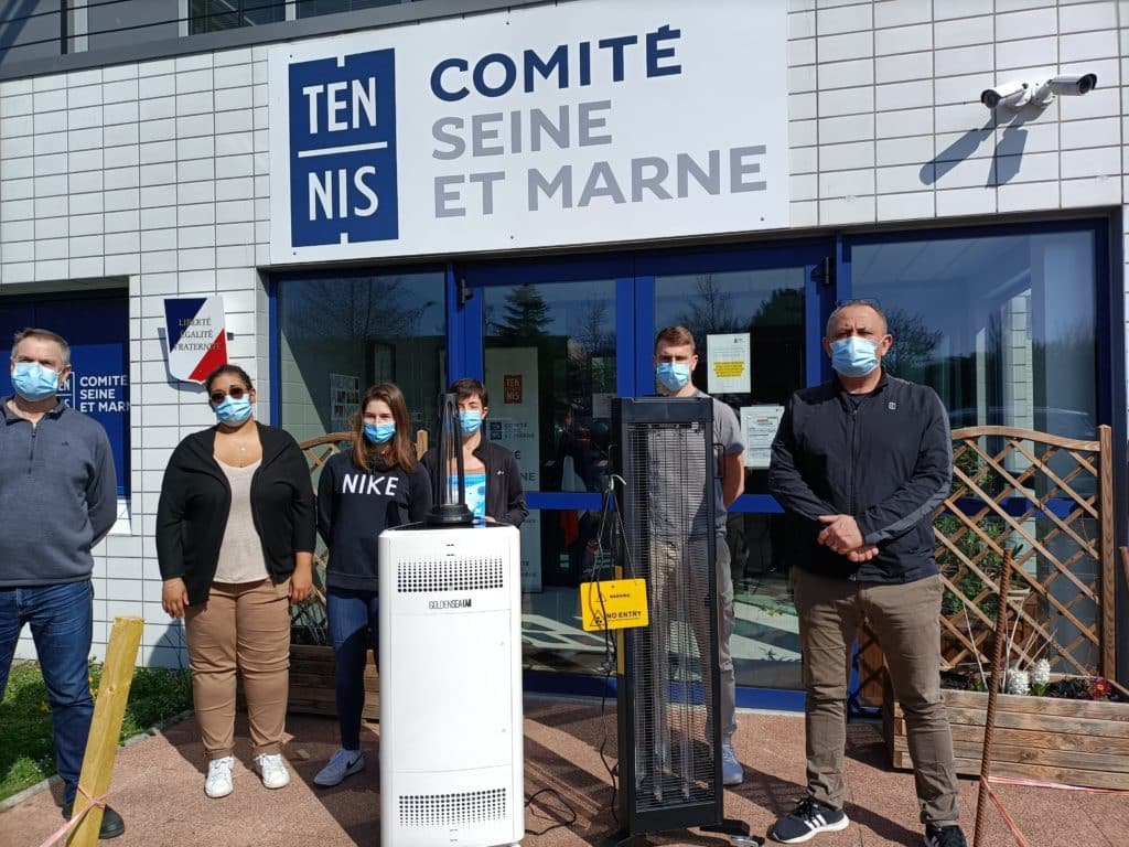 Le Comité de Tennis de Seine et Marne s’équipe de solutions UV-C pour la désinfection de l’air et des surfaces de ses espaces communs.